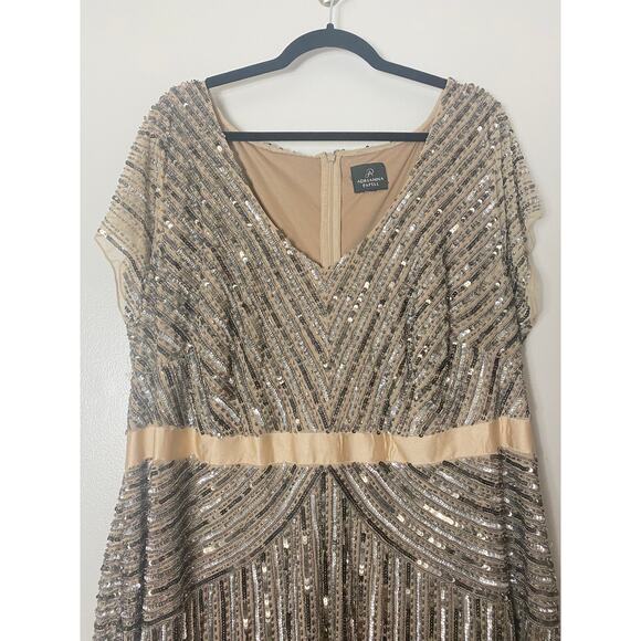 ADRIANNA PAPELL DRES GOWN 24W MOTHER OF THE BRIDE - Picture 9 of 16